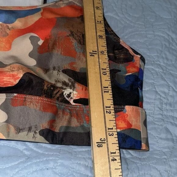 Camo Sports Bra Racerback Size S Multicolor - Picture 5 of 10